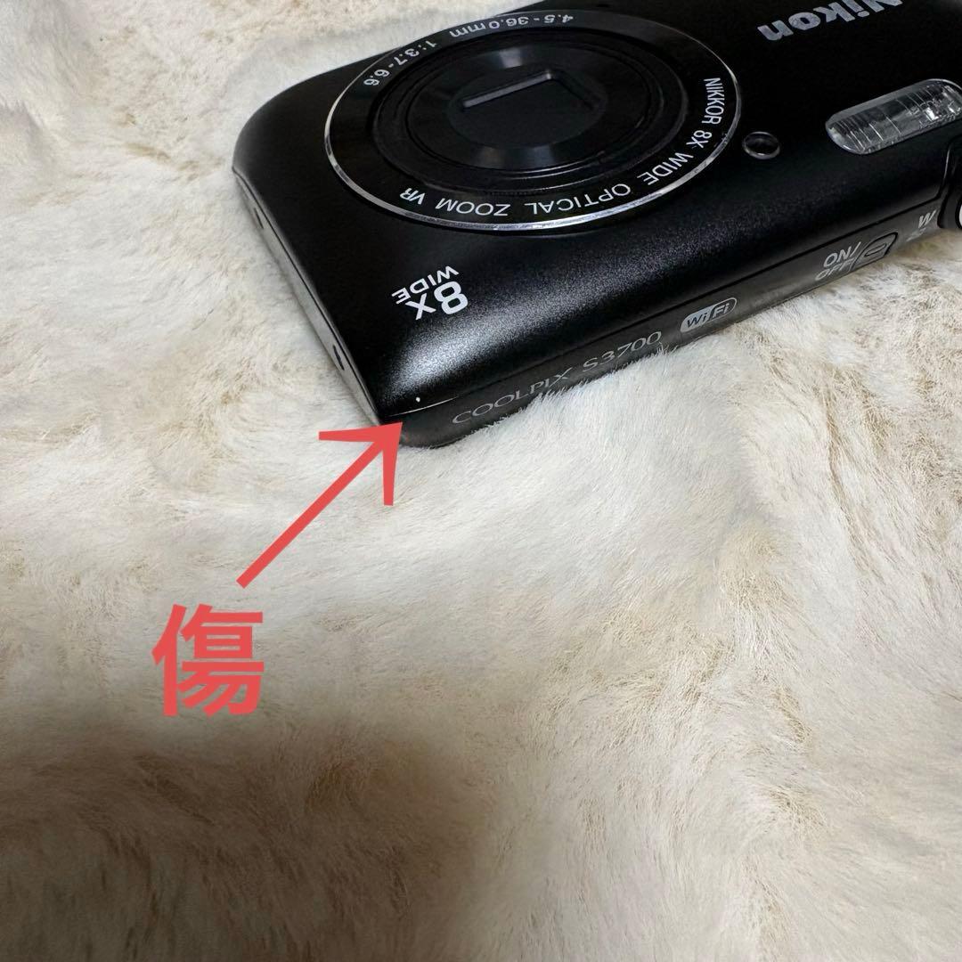 ⭐️Nikon⭐️ COOLPIX デジタルカメラ S3700 ブラック