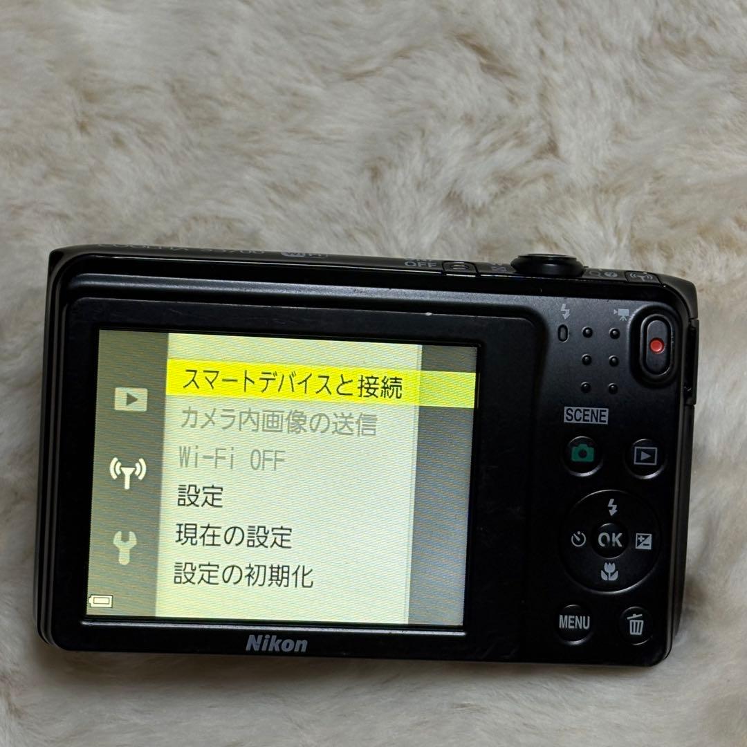 ⭐️Nikon⭐️ COOLPIX デジタルカメラ S3700 ブラック