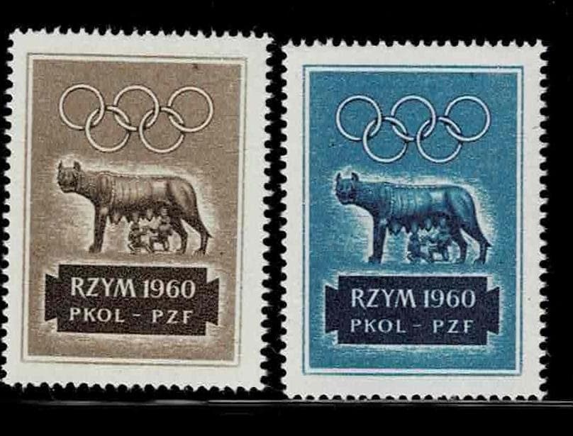 アンティーク　スポーツ　& オリンピック　ポスタースタンプ　切手　コレクション