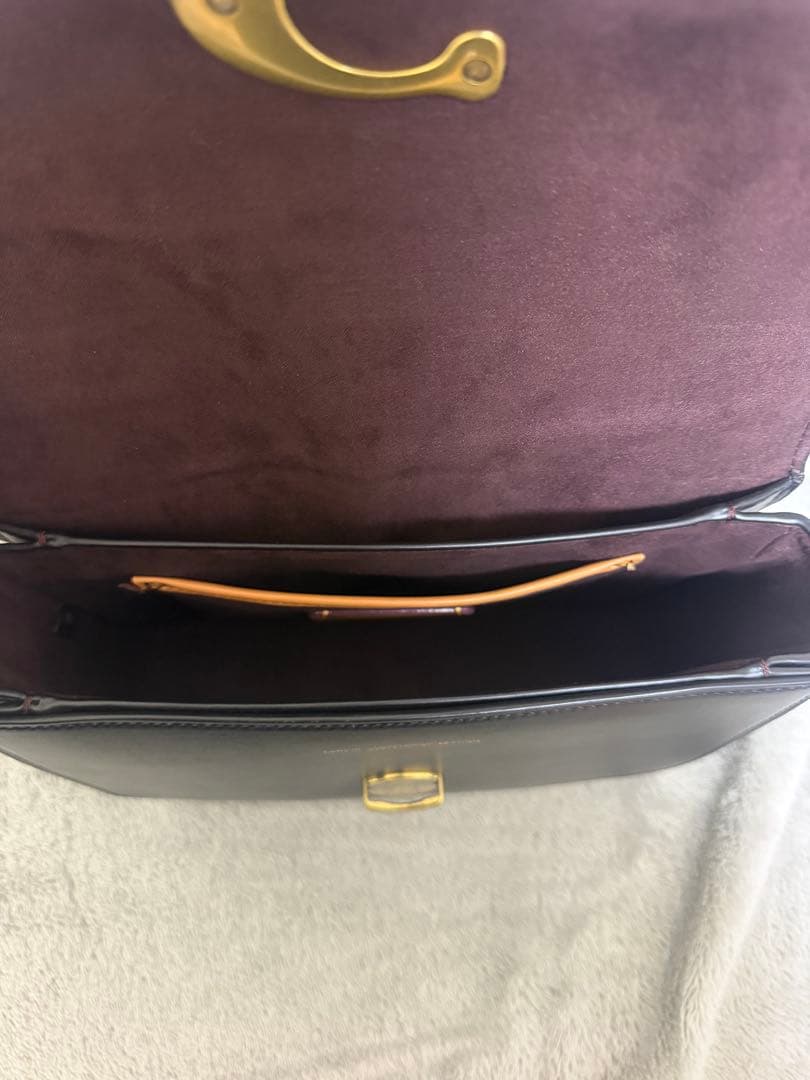 『2/6限定お値下』COACH ブラックレザー ショルダーバッグ