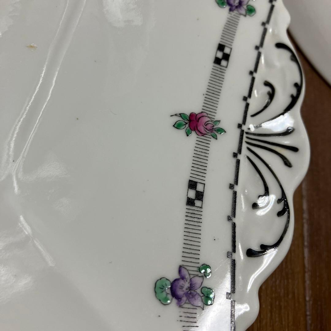 イギリス　アンティーク　Shelley シェリー　カップ＆ソーサー　プレート