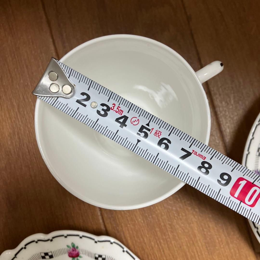 イギリス　アンティーク　Shelley シェリー　カップ＆ソーサー　プレート