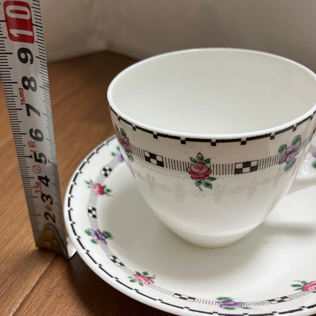 イギリス　アンティーク　Shelley シェリー　カップ＆ソーサー　プレート