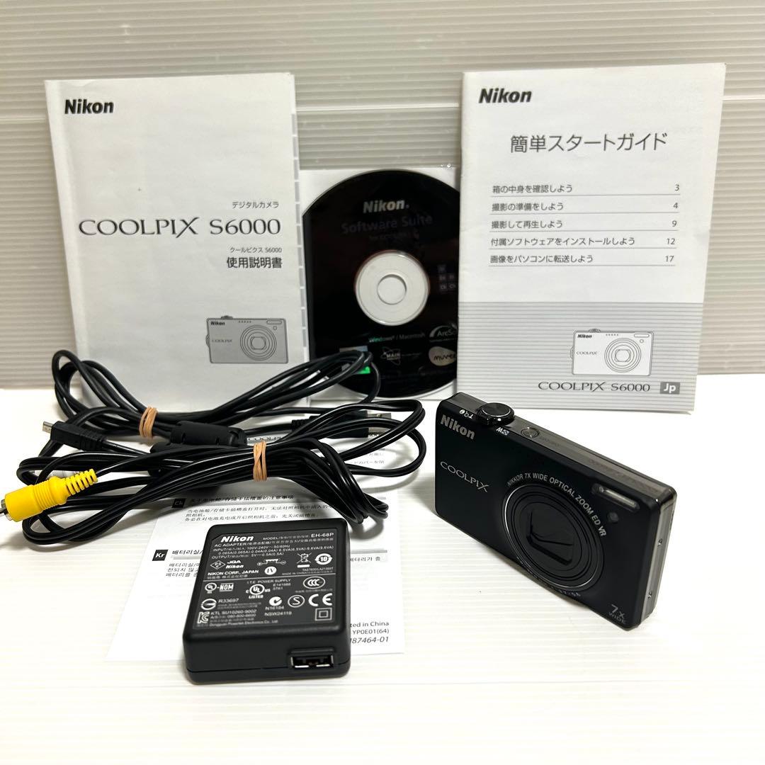 Nikon COOLPIX S6000 コンパクトデジタルカメラ 付属品あり