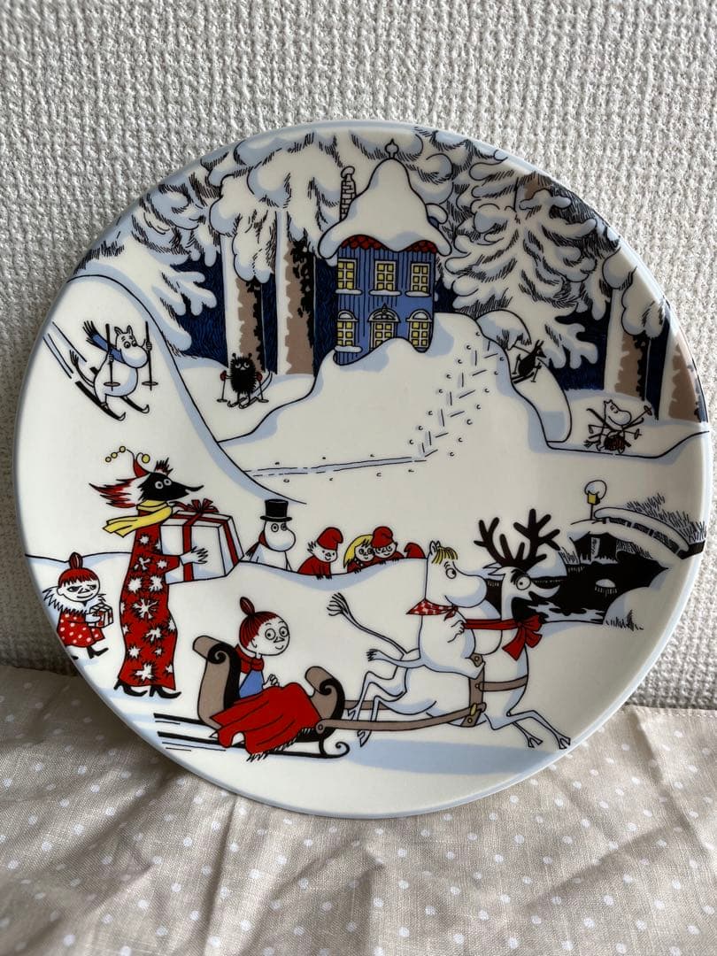 ★美品 ARABIA ムーミン クリスマスプレート&マグカップ