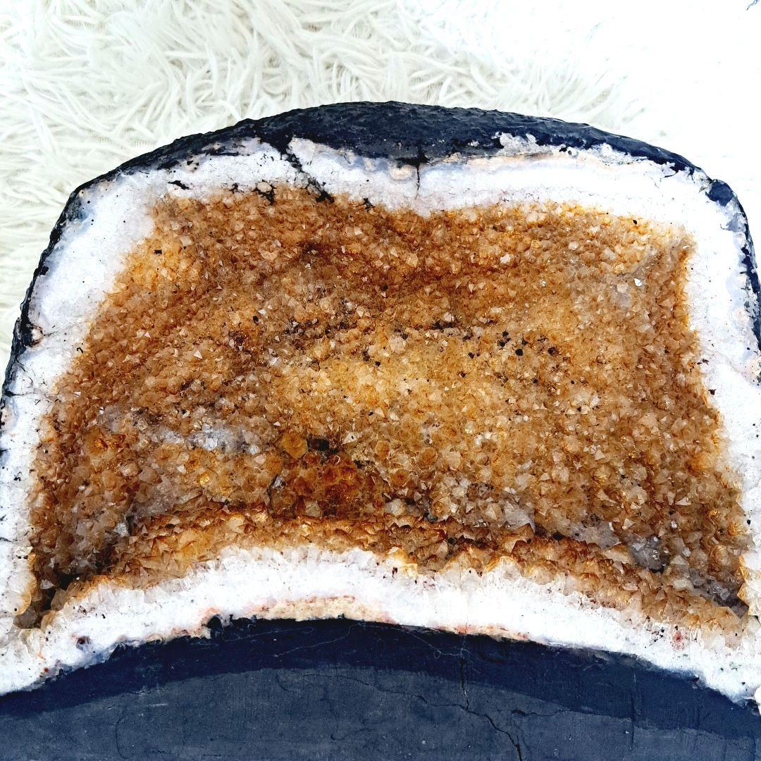 特化　特大　天然石　シトリンドーム　パワーストーン　サークル 12.7キロ