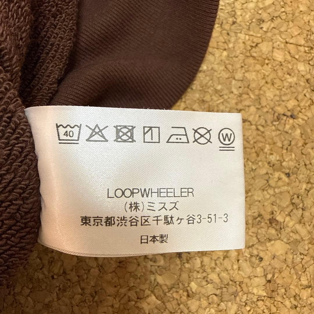 LOOPWHEELER for LOWERCASE ルーズフィットスウェット　L