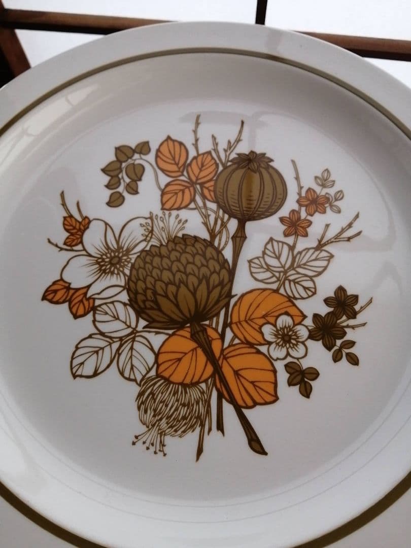 未使用 ビンテージ Midwinter COUNTRYSIDE リム付きプレート