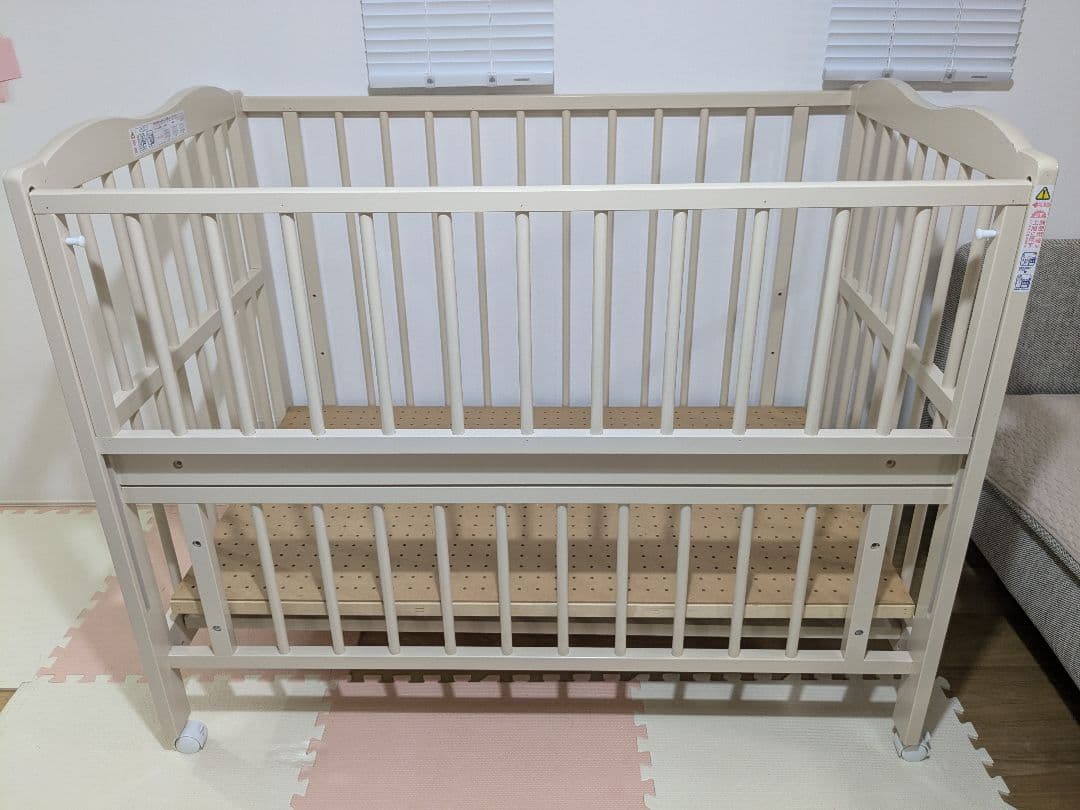 送料込み [レギュラーサイズ] キンタロー アン ハイタイプベビーベッド