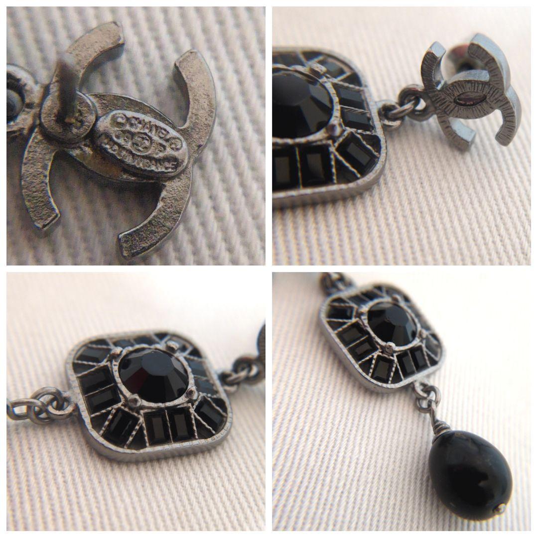 片耳のみ　良品　シャネル　スイング　ビジュー　ココマーク　ピアス　09P