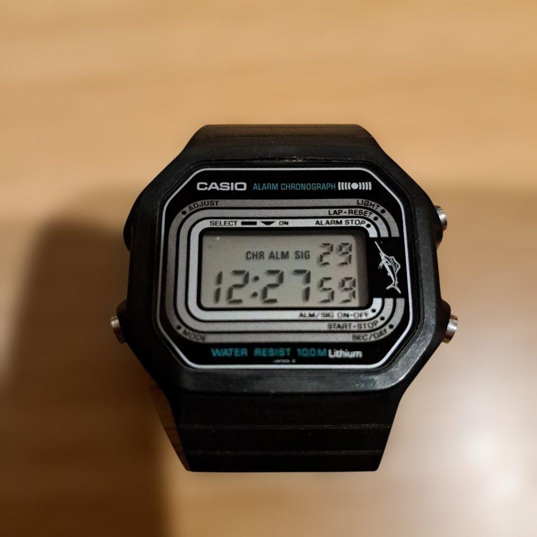激レア　CASIO　カジキ　ダイバー　108　W-200　バンドなし