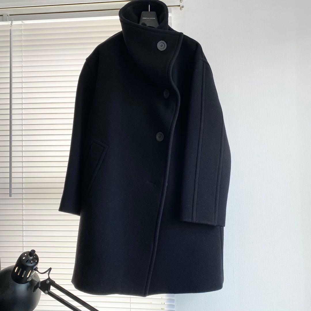 Acne Studios 23AW ファネルネックコート　オーバーサイズ アクネ