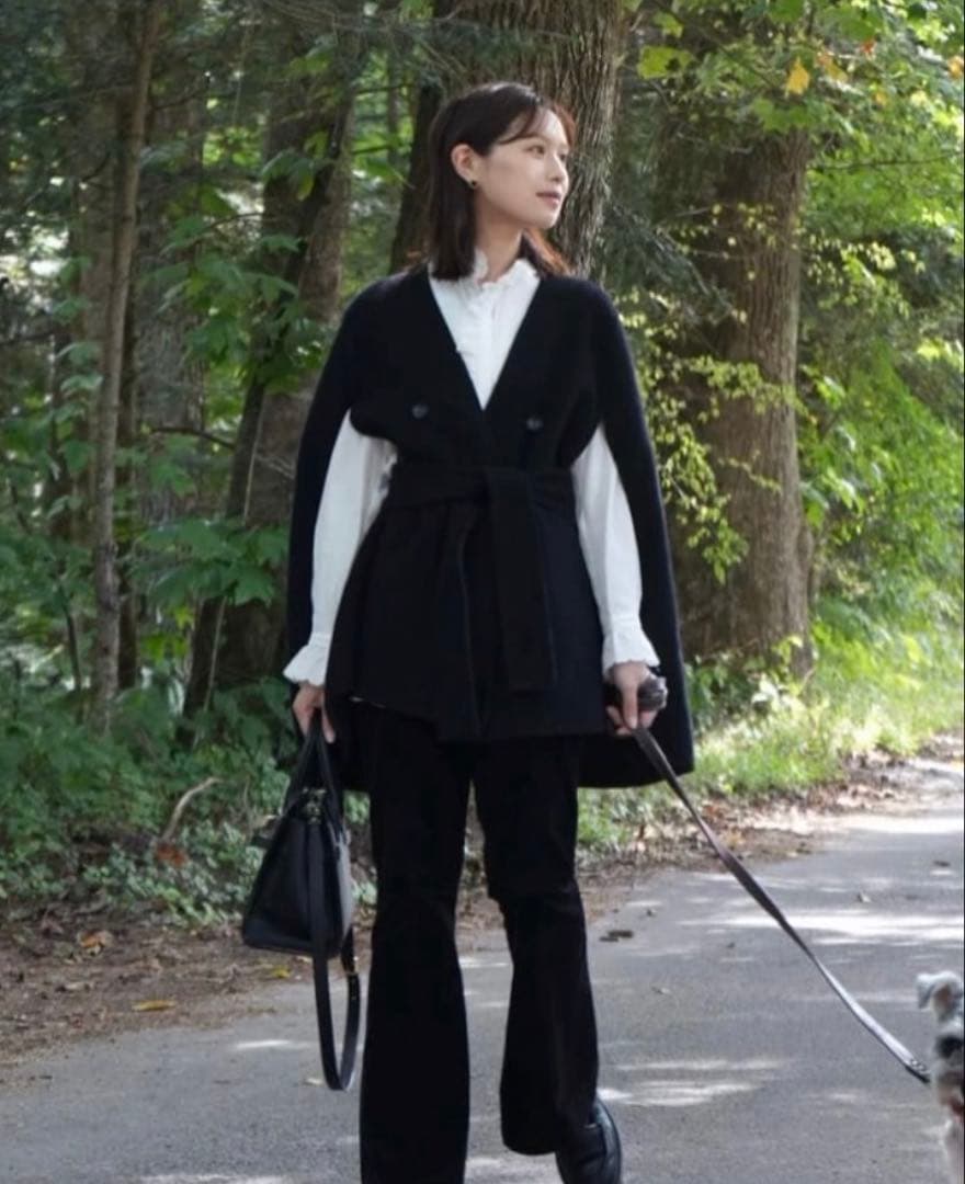 laubeblanc Dual Face Cape Coat コート