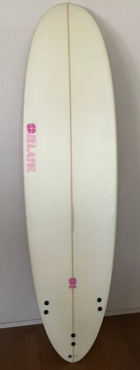 Blueブルー　サーフボード　リーシュコード、デッキパッド付き