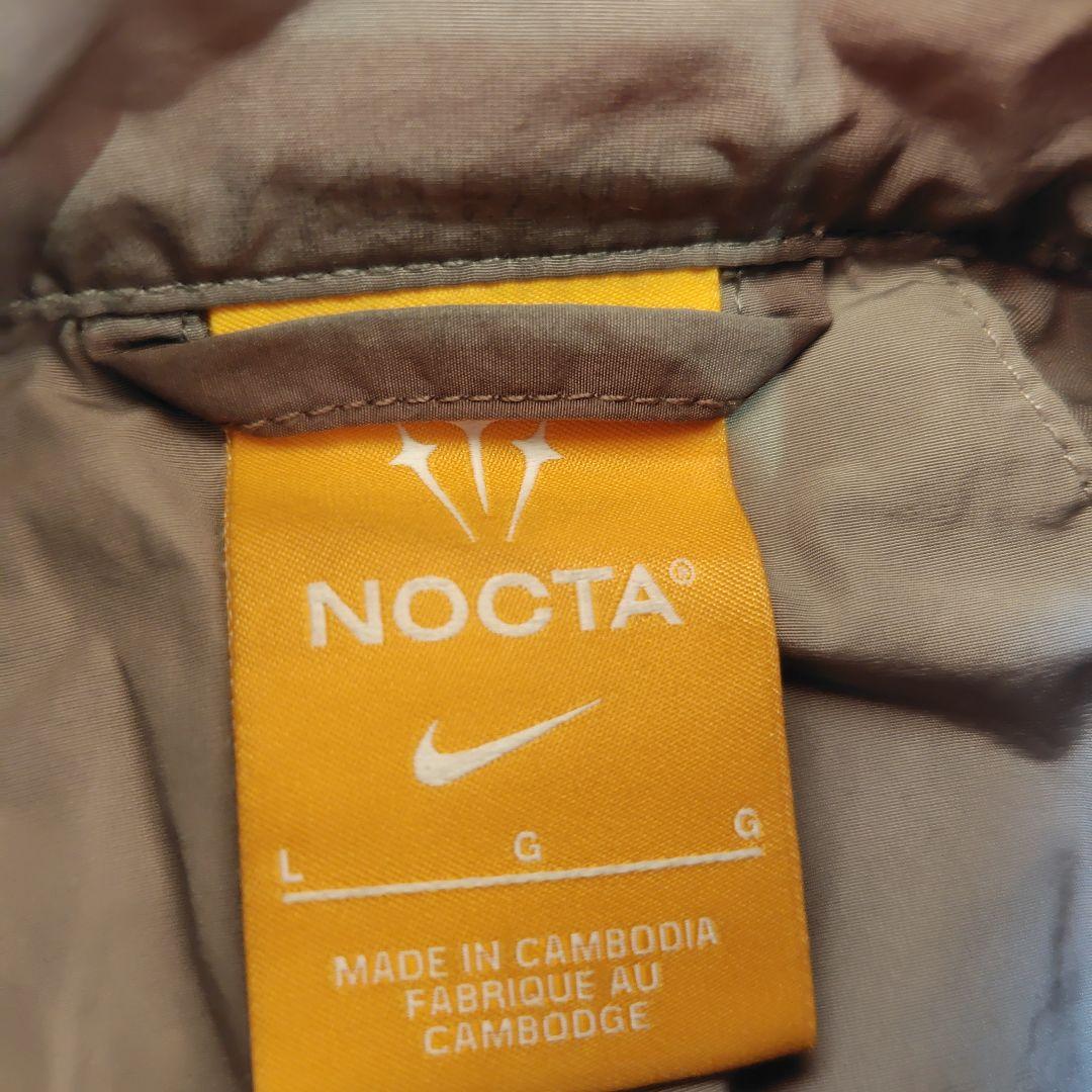 Nike NOCTA ナイロン トラック ジャケット オリーブグレー L