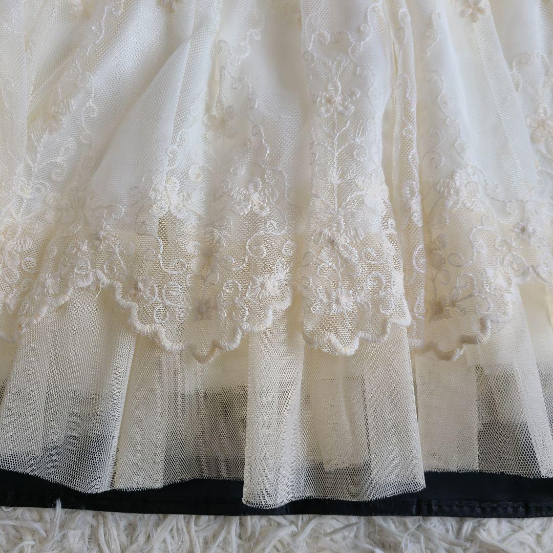 美品✨リズリサ ボアコート ワンピース 2点セット フリル チュール リボン