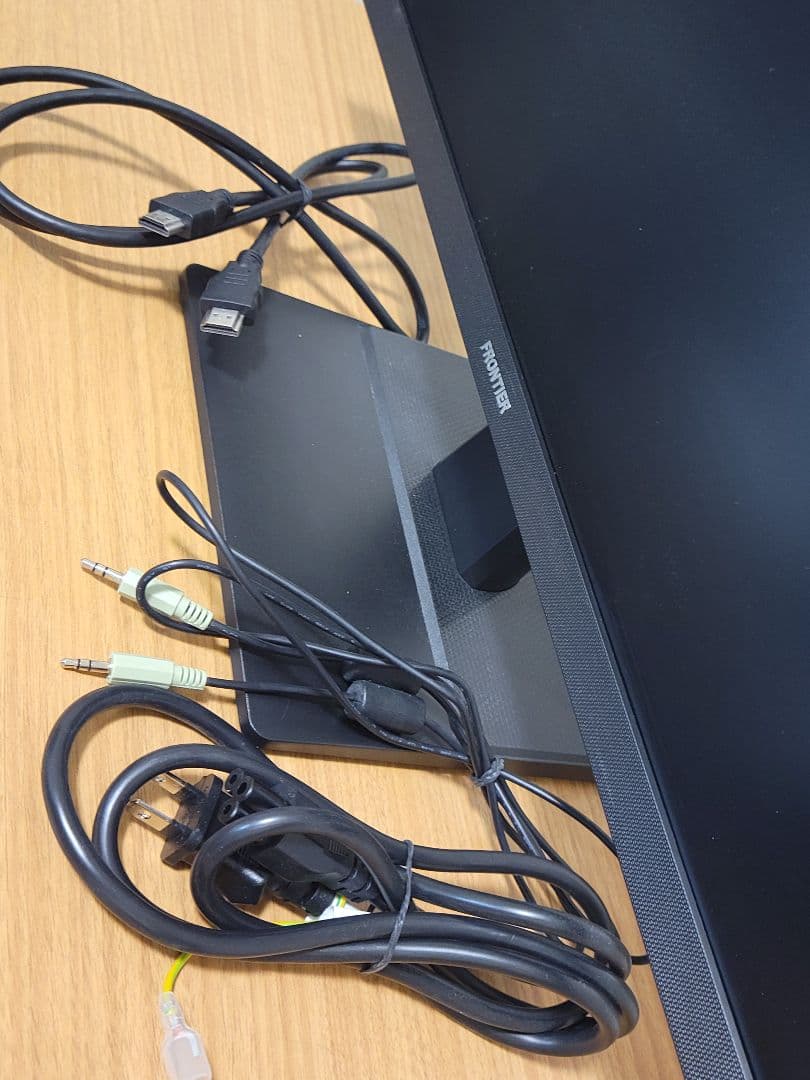 美品　FRONTIER　FR2450B　23.8型LEDモニター　2024年製