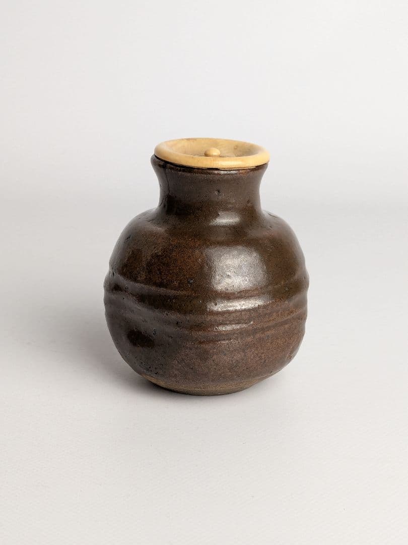 古高取茶入　仕覆、箱付　高取茶入　瀬戸茶入　唐物茶入