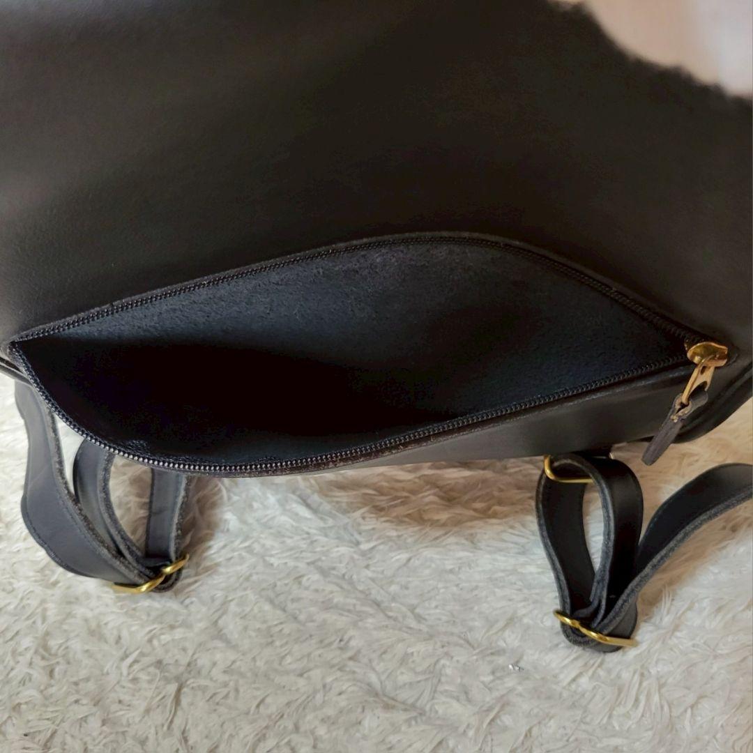 オールドコーチ リュック 巾着 肩掛け 希少 レア ターンロック ゴールド金具