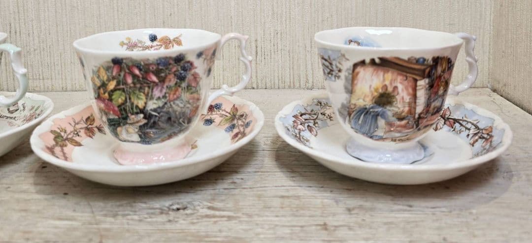 新品【16点セット】 ロイヤルドルトン ブランベリー ヘッジ カップ プレート