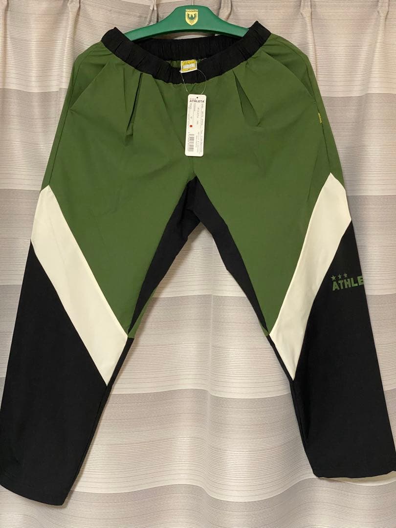東京ヴェルディ×ATHLETA　アスレタカラーブロックトレーニングパンツ　M