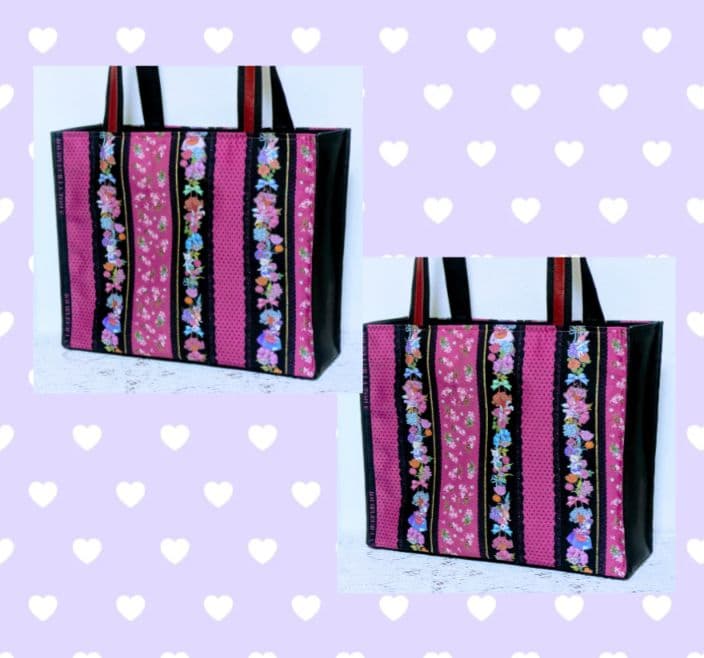 ♡ヒロ@YK様♡専用　✿ジョリーフルール✿　【紙袋型トートバッグ】