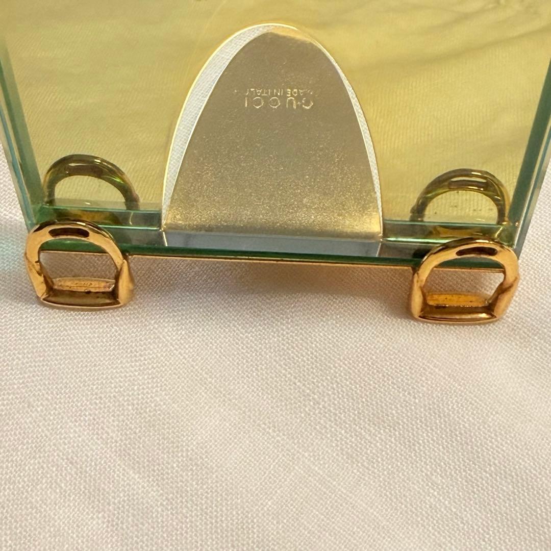 GUCCI スタンド型　フォトフレーム 馬蹄モチーフ