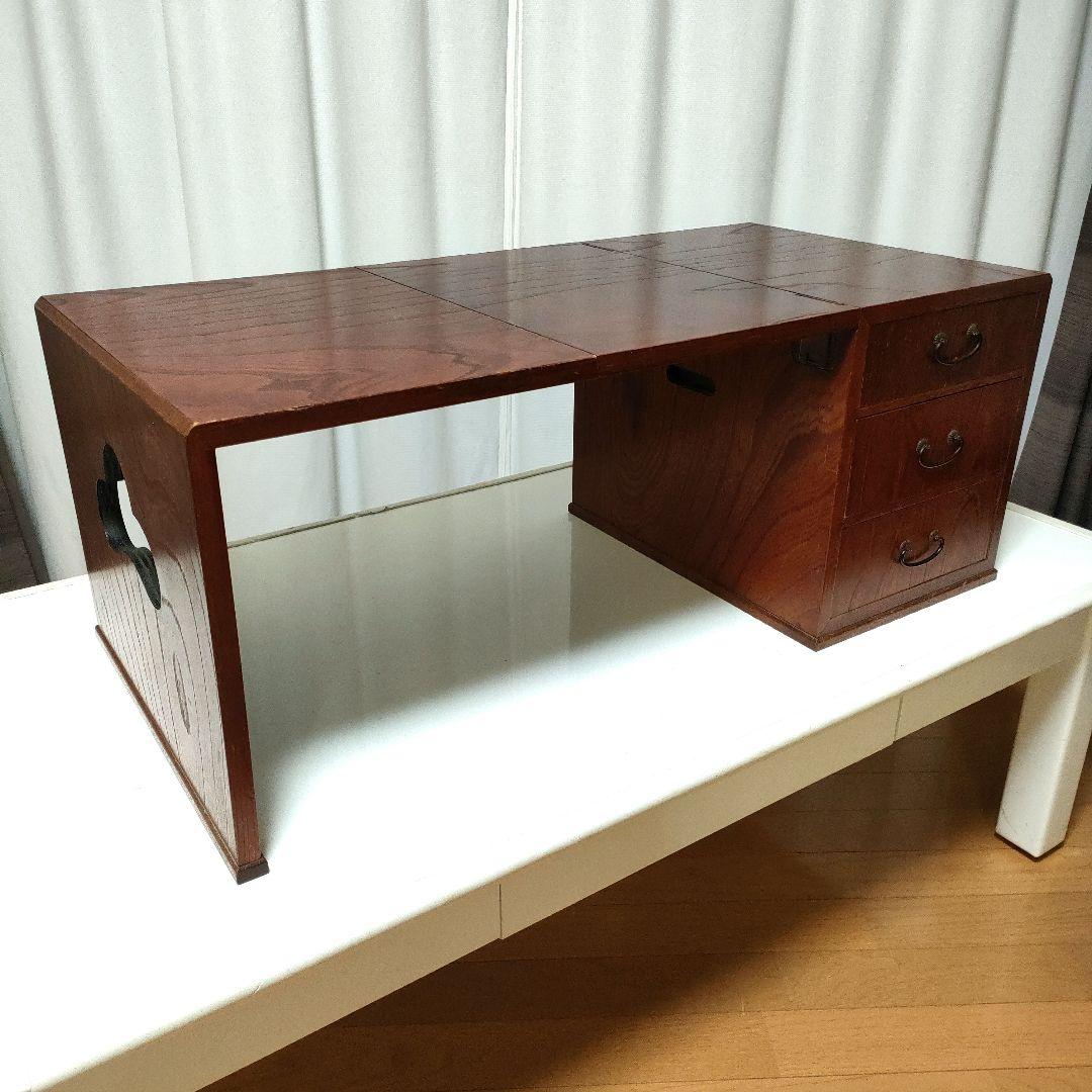 折り畳み座机 文机 ヴィンテージ家具 アンティーク家具 昭和レトロ