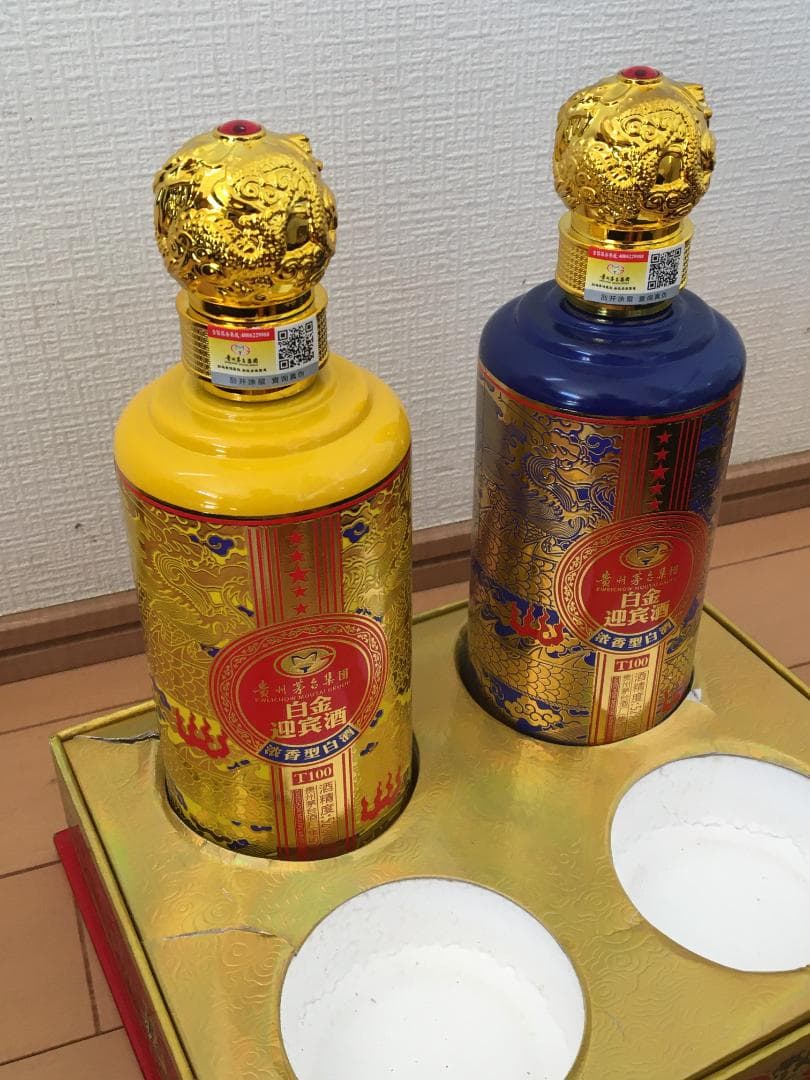 専用AB)貴州茅台集団2018年制 白金迎賓酒52% 500ml*4本濃香型白酒