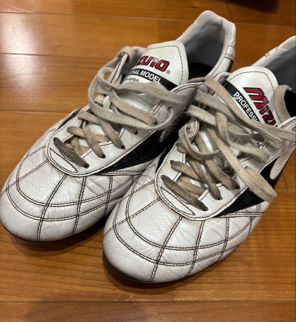 ミズノ　モレリア2Japan クロスステッチ　ホワイト　サッカースパイク