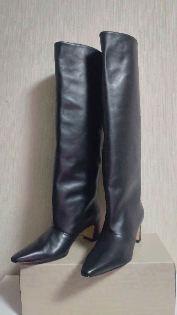 新品タグ付き，CORSO ROMA 9/コルソローマ９の5.5ロングブーツ，38