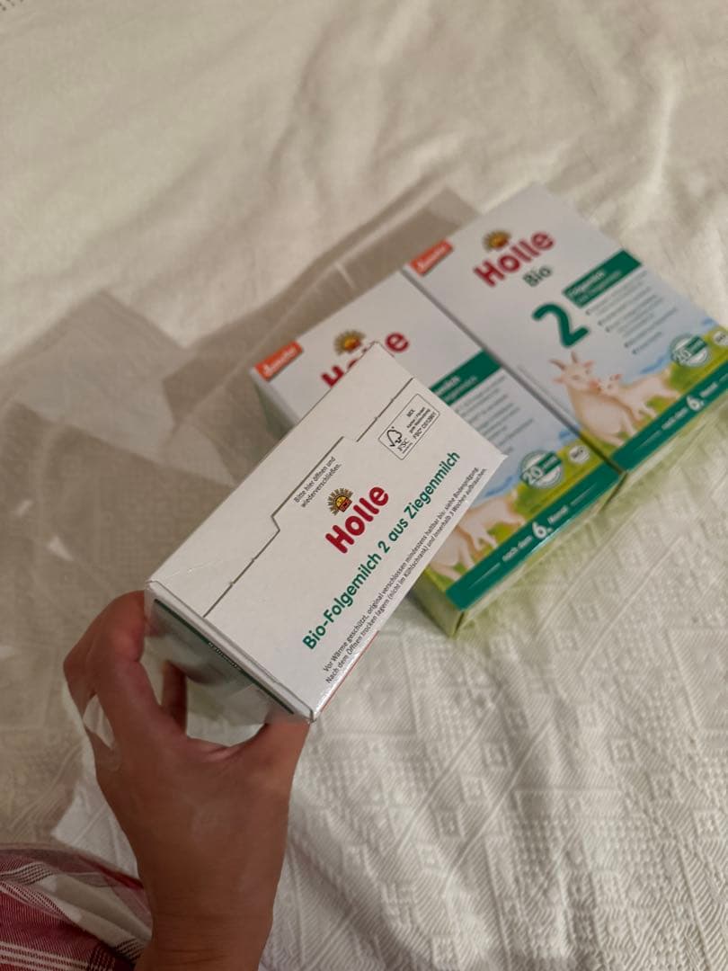 ホレ オーガニック 山羊 ヤギ粉ミルク Step2 400g×3 HOLLE