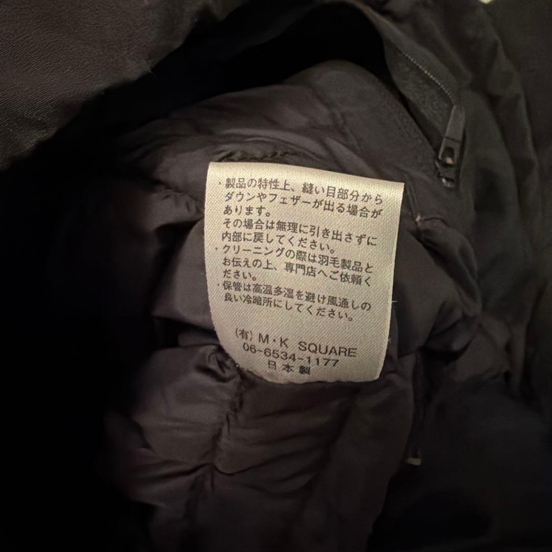 NANGA ブラック ダウンジャケット