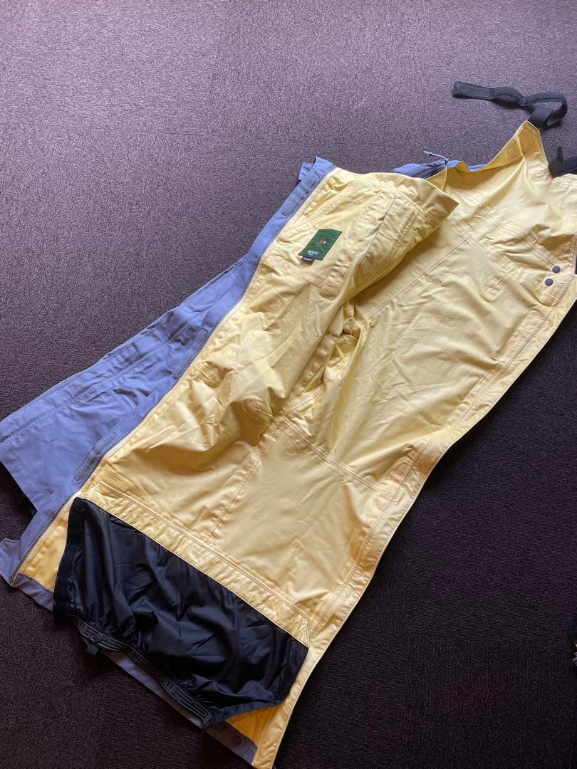 希少国産GORETEX HID 40dn ゼロファイタージャケット&ビブパンツM