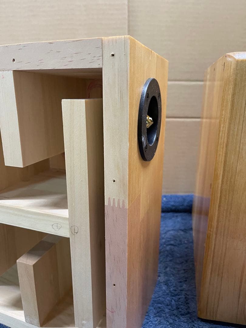 fostex 103NV2 バスレフバックロード　自作スピーカー