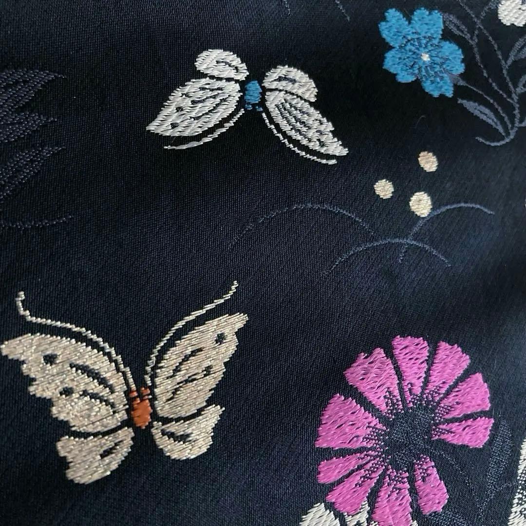 coco©️ アンティーク名古屋帯　蝶々の織り出し　地紋　大正　N7-30