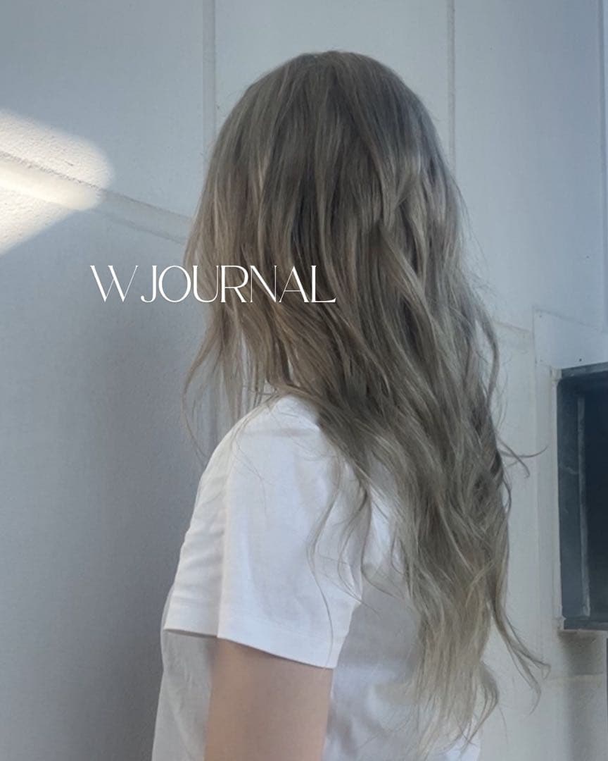 【美品】中古｜人毛100％フルウィッグ｜アッシュブロンド