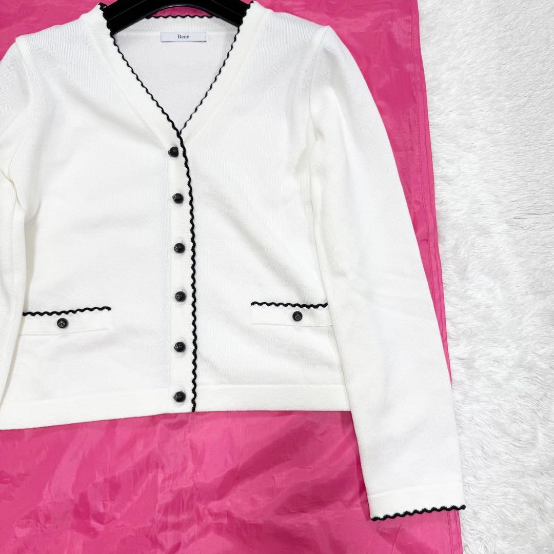 【極美品✨】ルネ　カーディガン　羽織り　アウター　カメリア　36 2025年