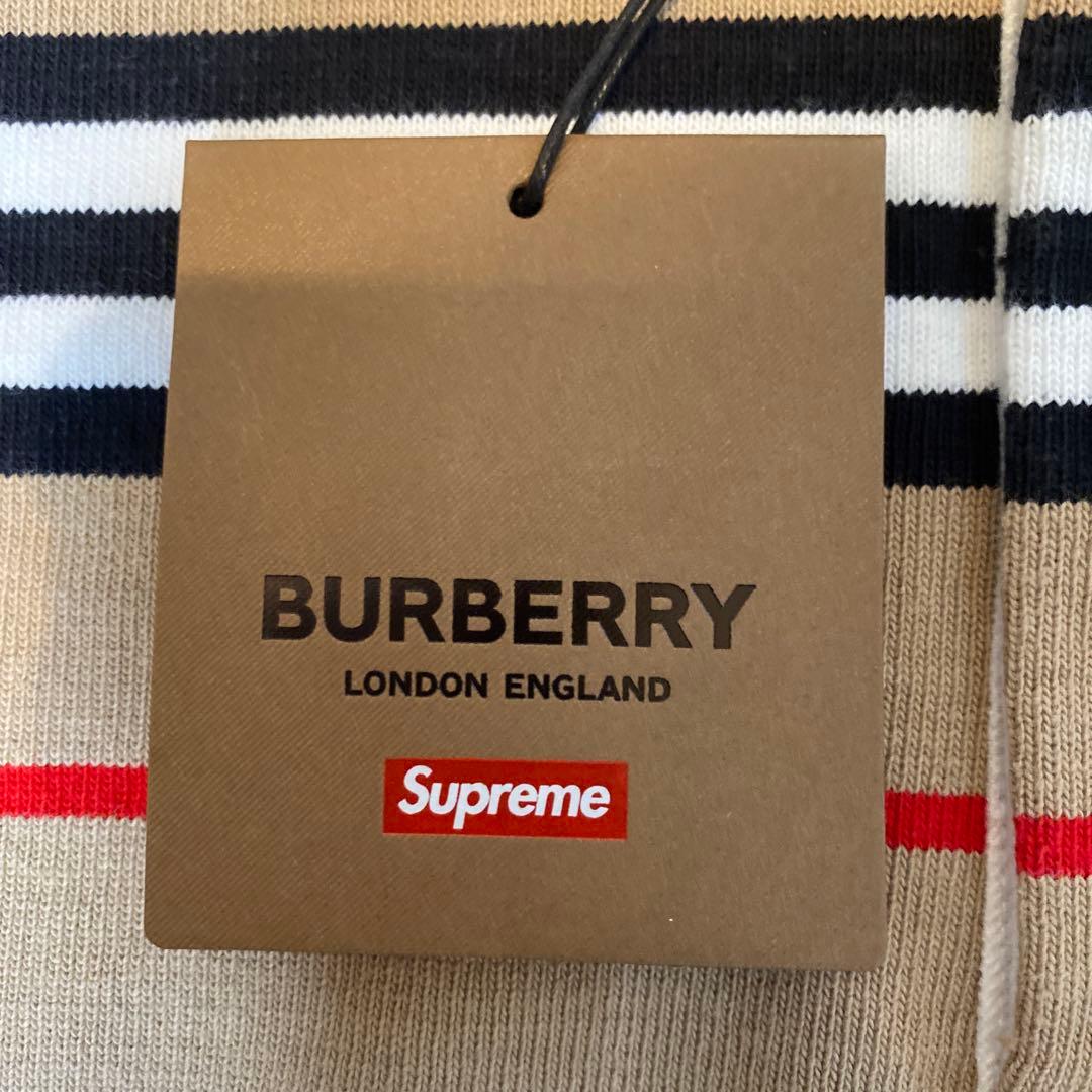 ⚠️超極少品⚠️ Supreme Burberry Rugby