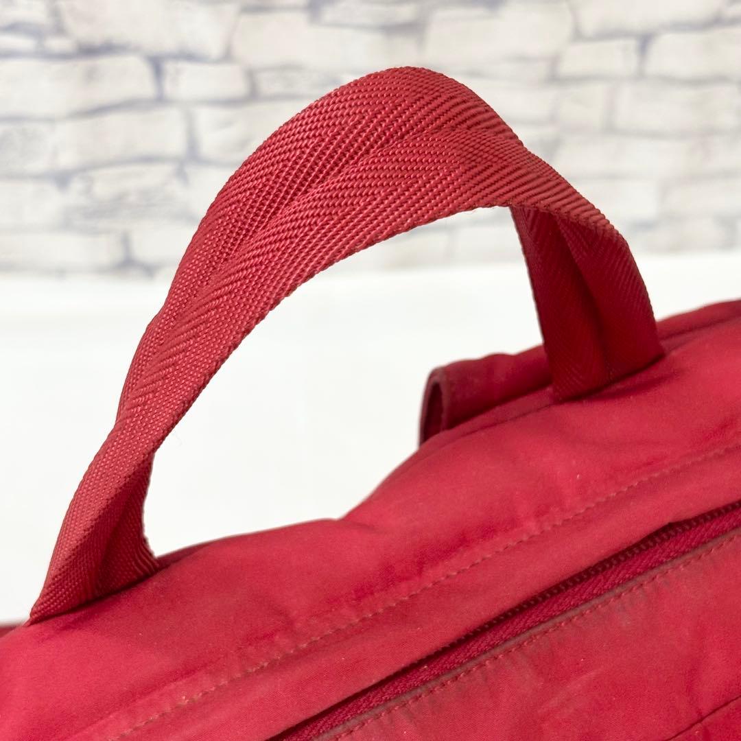 希少カラー✨プラダスポーツ・ボディバッグ ショルダーバッグ斜め掛け 赤 カード付