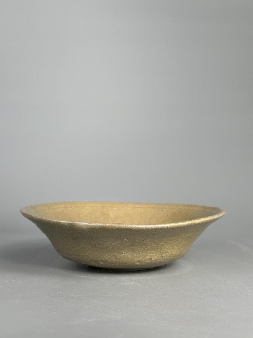 韓国美術　高麗青磁 　盤　皿　貫入　伝来品　古物古作　時代　朝鮮半島　李朝　宋