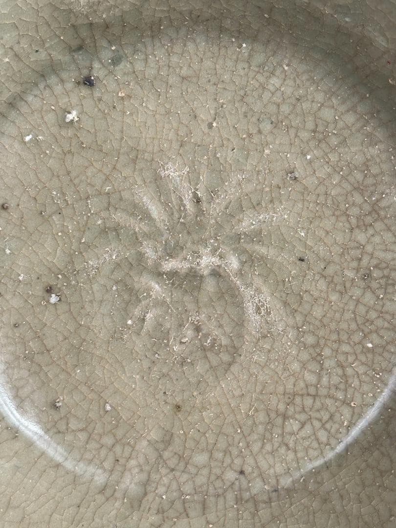 韓国美術　高麗青磁 　盤　皿　貫入　伝来品　古物古作　時代　朝鮮半島　李朝　宋