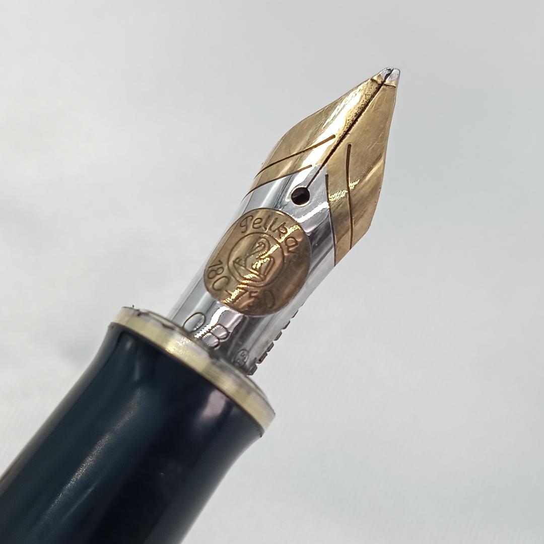 ペリカン PELIKAN 万年筆 18C M750 ヴィンテージ シルバー軸