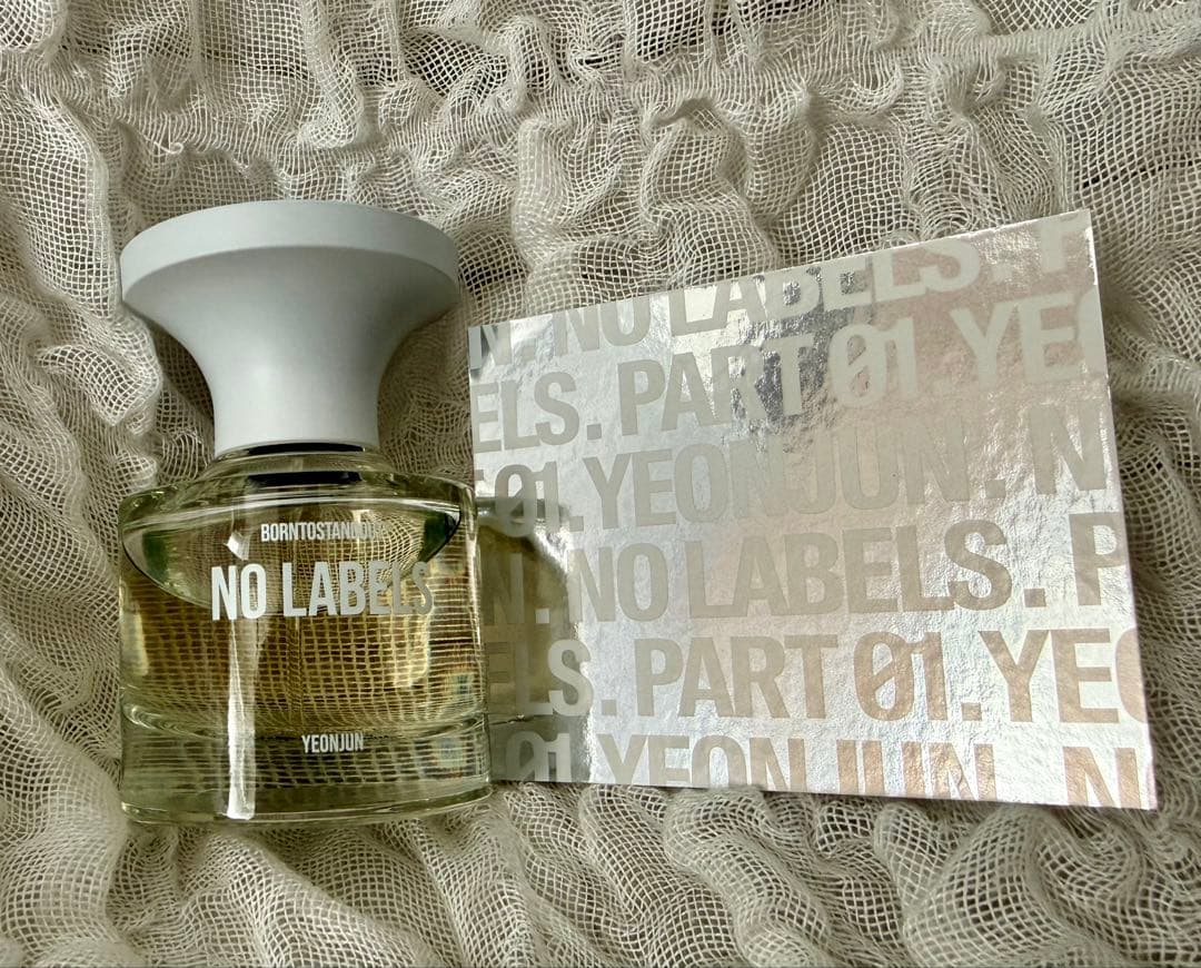 TXT ヨンジュン NO LABELS香水 コラボ BORNTOSTANDOUT