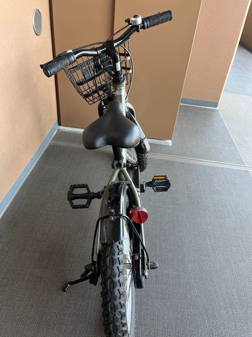 Jeep 自転車16インチ　カーキ　子供　滋賀　引渡し