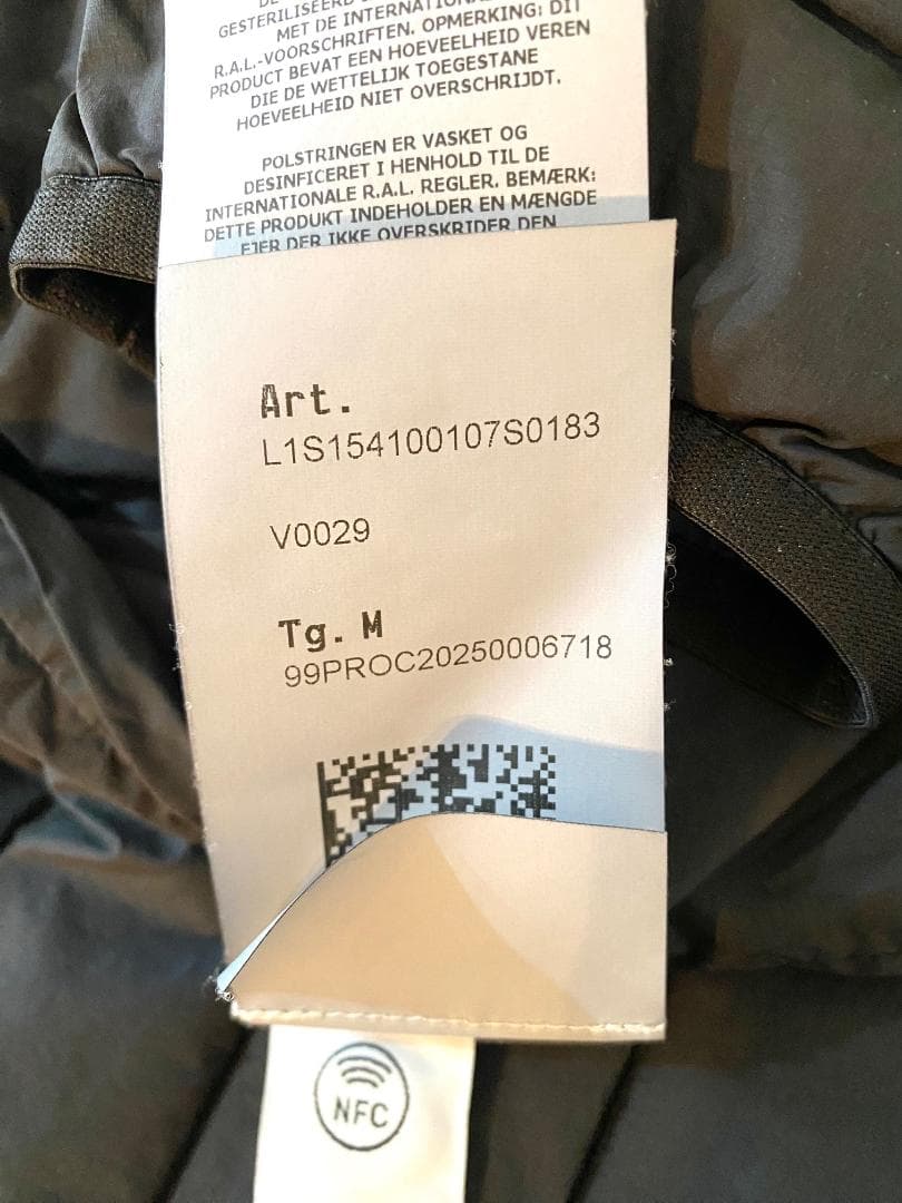 26SS【新品】STONE  ワッペンパッチ ダウンジャケット M