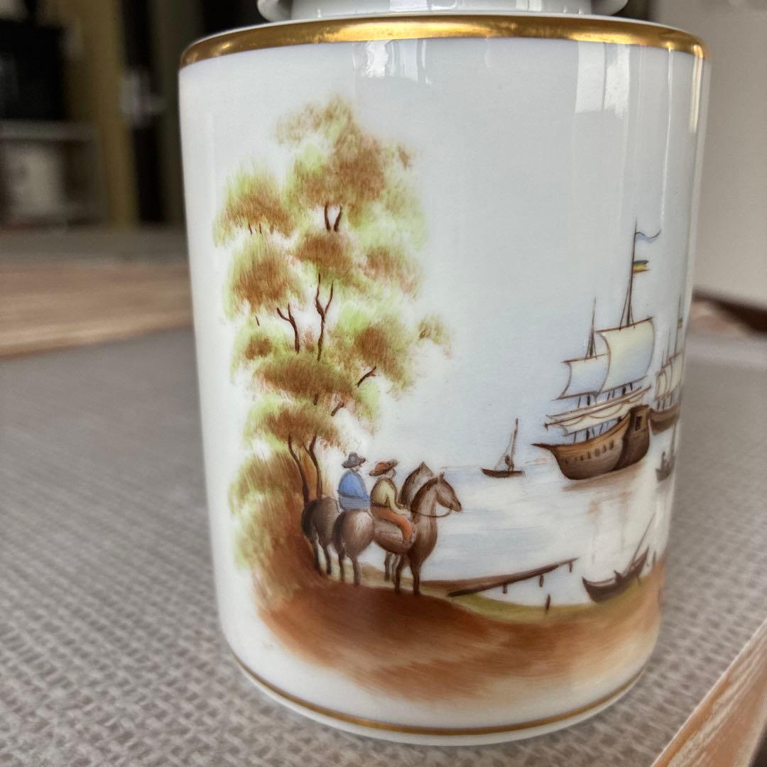 フュルステンベルク FURSTENBERG 希少 手描きティーキャニスター