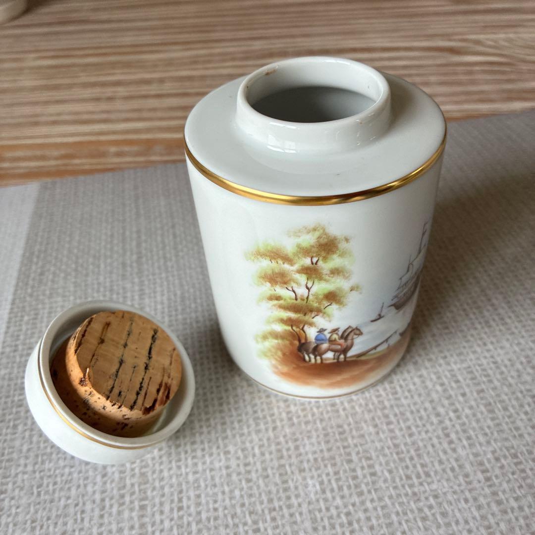 フュルステンベルク FURSTENBERG 希少 手描きティーキャニスター