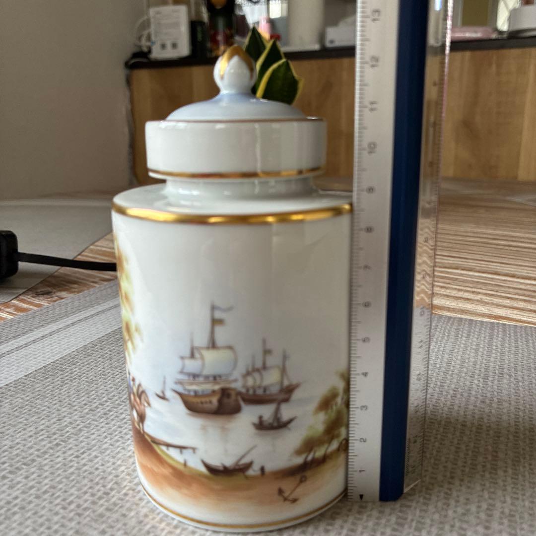 フュルステンベルク FURSTENBERG 希少 手描きティーキャニスター