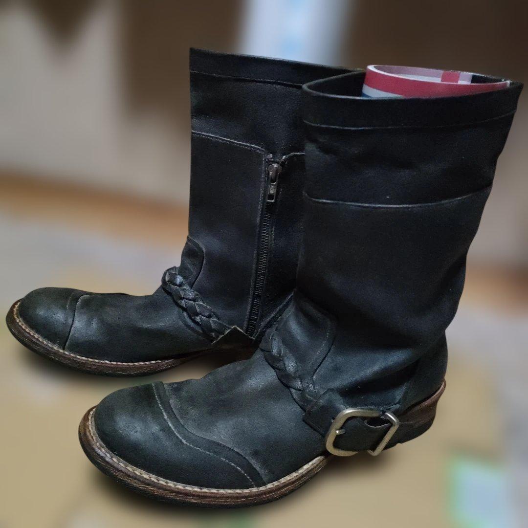 whoop’-de-doo’ フープディドゥ 本革ブーツ ライダース エンジニア
